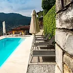 펜션 Luxury Como Lake 블레비오